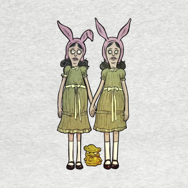 Louise Bobs Burger The Shining parody horror design by AtomicMadhouse